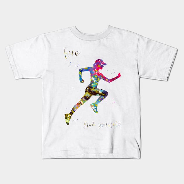 Run Kids T-Shirt by erzebeth